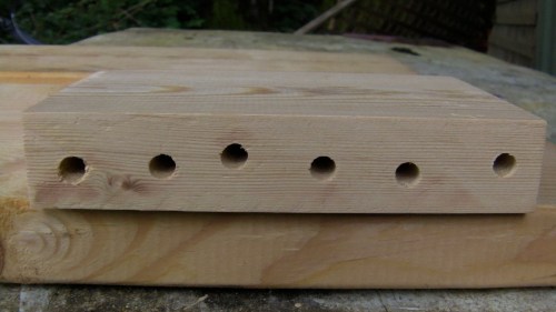 Exit holes...I need a drill press!