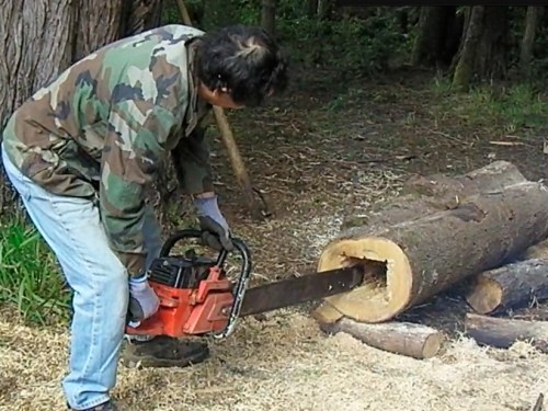 Shigeo gets to work on lengthening the cavity