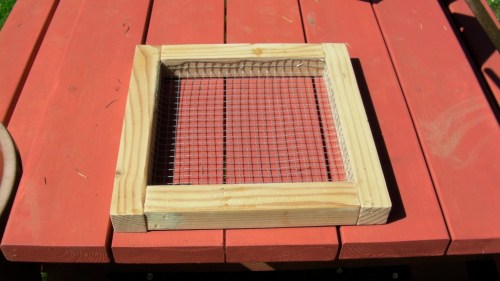 Sugar for comb building pm a couple of sheets of blank newsprint.  