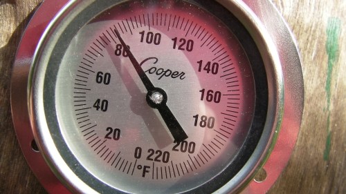 I'm surprised this is only 83 F (28 C)  I wish I could see inside better, but I'll have to wait until the combs are visible in the observation window.