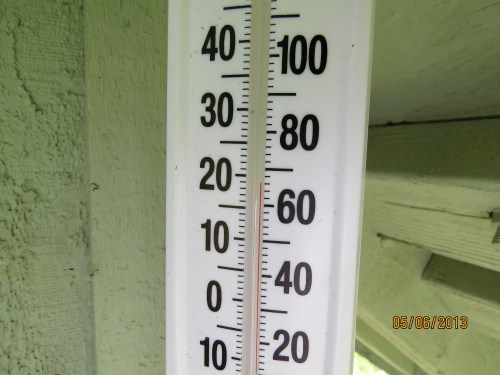 Temperature at 66 deg. F (less than 20 deg. C)  They wouldn't be bearding, would they?