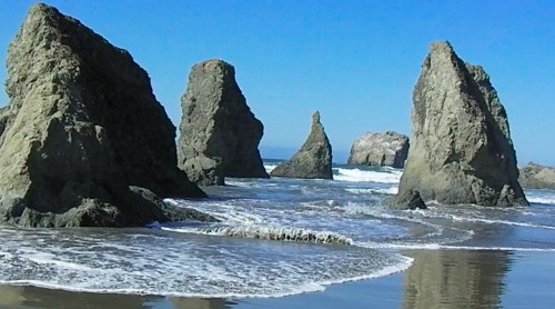 Seastacks on a perfect sunny Sunday