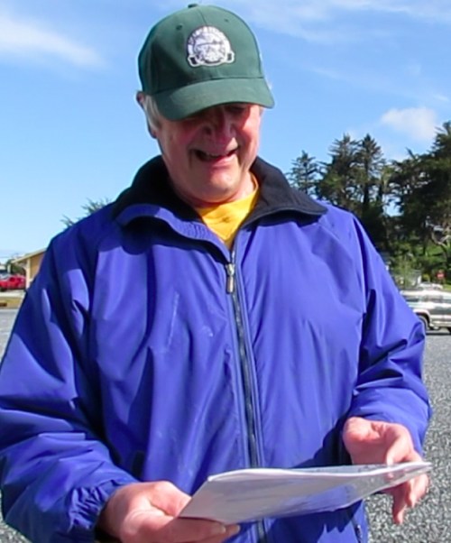 Harv Schubothe reads the Proclamation, proclaiming April 25, 2014 to be Arbor Day