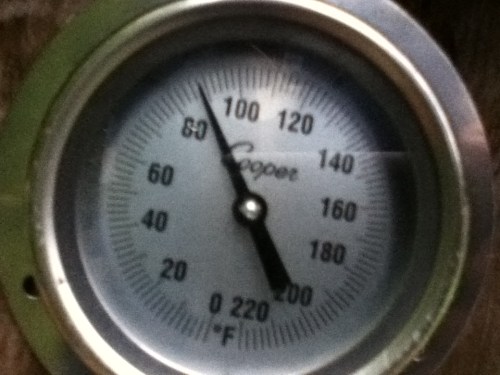 January 10...temp at 88˙F