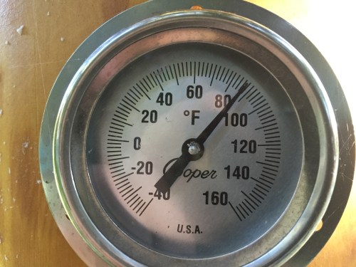 Sept. 3...Temperature is down to 87F (30C)